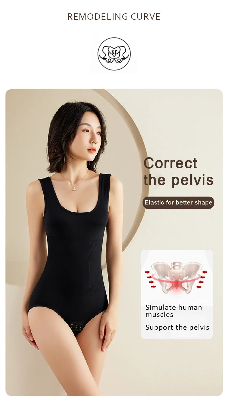 Women Body Shapers Women Bodysuit Tummy Control Shapewear Slimming Bodyshaper Fashion Tanks Sexy Thong Female Slim Jumpsuit
