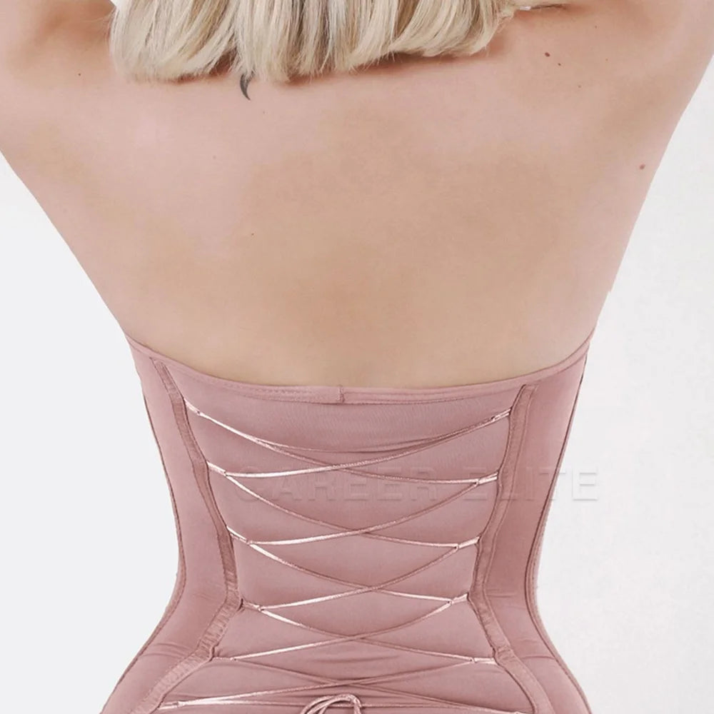 New Triangle Body Shaper Flat Belly Reductive Shapewear Bodysuits with Bra Tummy Control Slimming Sheath Liposuction Surgery