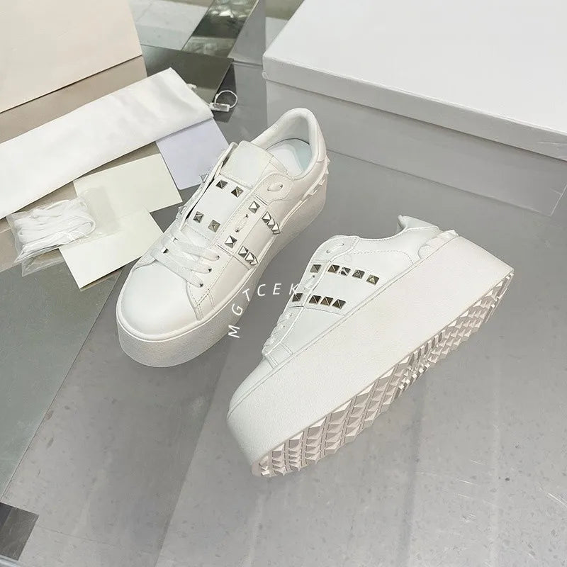 35-40 Luxury Designer Shoes High Quality Shoes Woman 2025 Women's Luxury Sneakers Leather Brand Fashion Brands