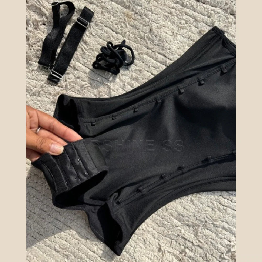 Woman Fajas Shapewear Bodysuits with Bra Stage2-3 Waist Slimming Sexy Seamless One-Piece Body Shaper Trimmer Back Modeling Strap