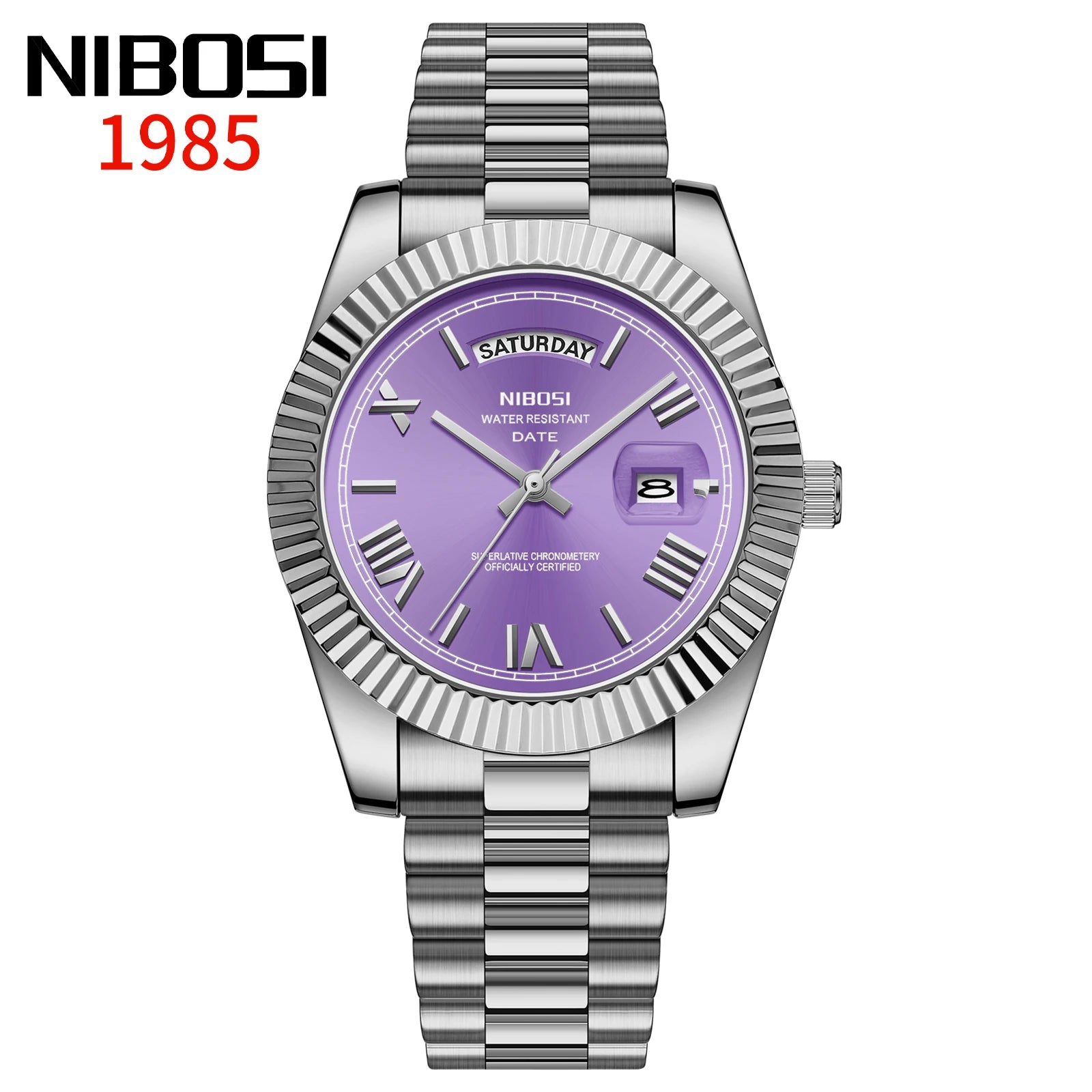 NIBOSI Top Brand Luxury Men Watches Fashion Wristwatch Day Date Miyota Quartz Watch Men Waterproof Steel Male Clock Reloj Hombre