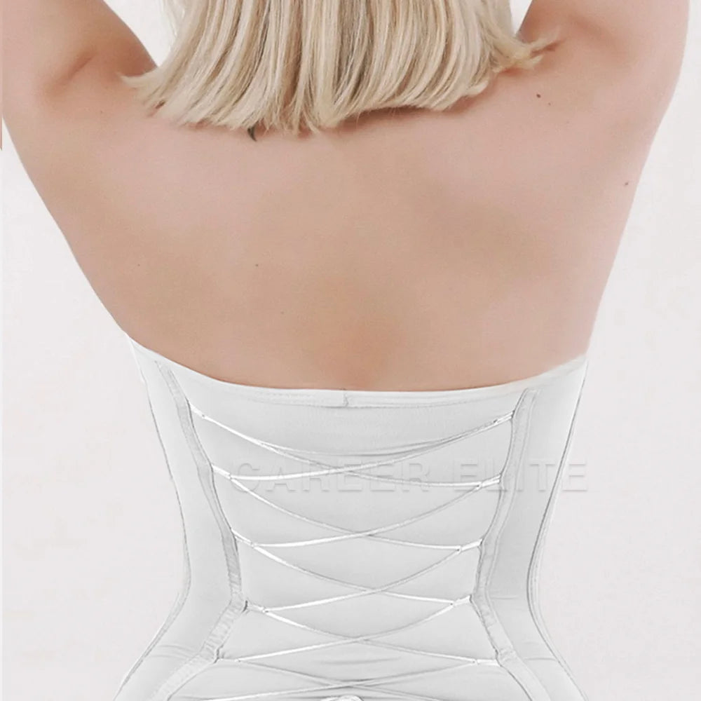 New Triangle Body Shaper Flat Belly Reductive Shapewear Bodysuits with Bra Tummy Control Slimming Sheath Liposuction Surgery