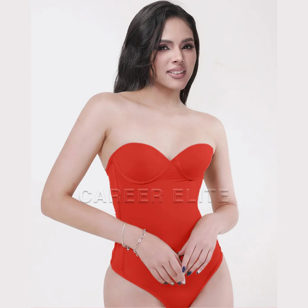 New Triangle Body Shaper Flat Belly Reductive Shapewear Bodysuits with Bra Tummy Control Slimming Sheath Liposuction Surgery