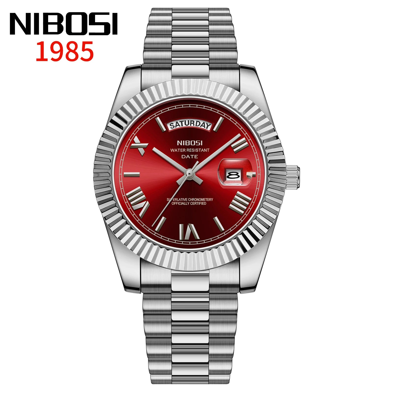 NIBOSI Top Brand Luxury Men Watches Fashion Wristwatch Day Date Miyota Quartz Watch Men Waterproof Steel Male Clock Reloj Hombre